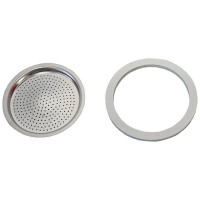 Dichtungsring und Filtersieb für 1 Tassen Edelstahl Espressokocher